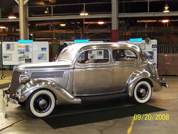Stainless Steel 1938 Ford
